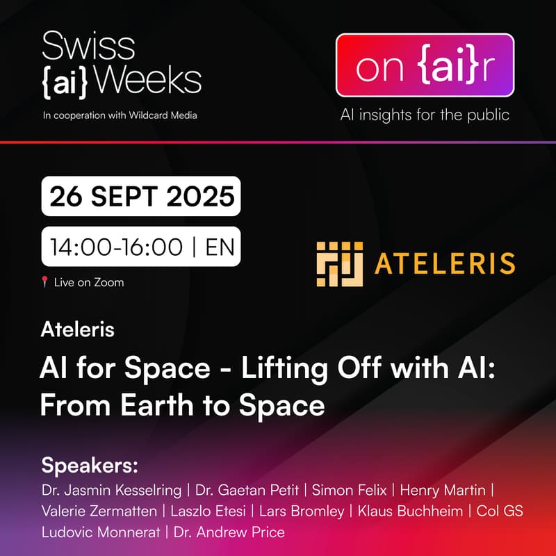 Cover Image for on {ai}r | AI for Space - Lifting Off with AI: From Earth to Space | Ateleris