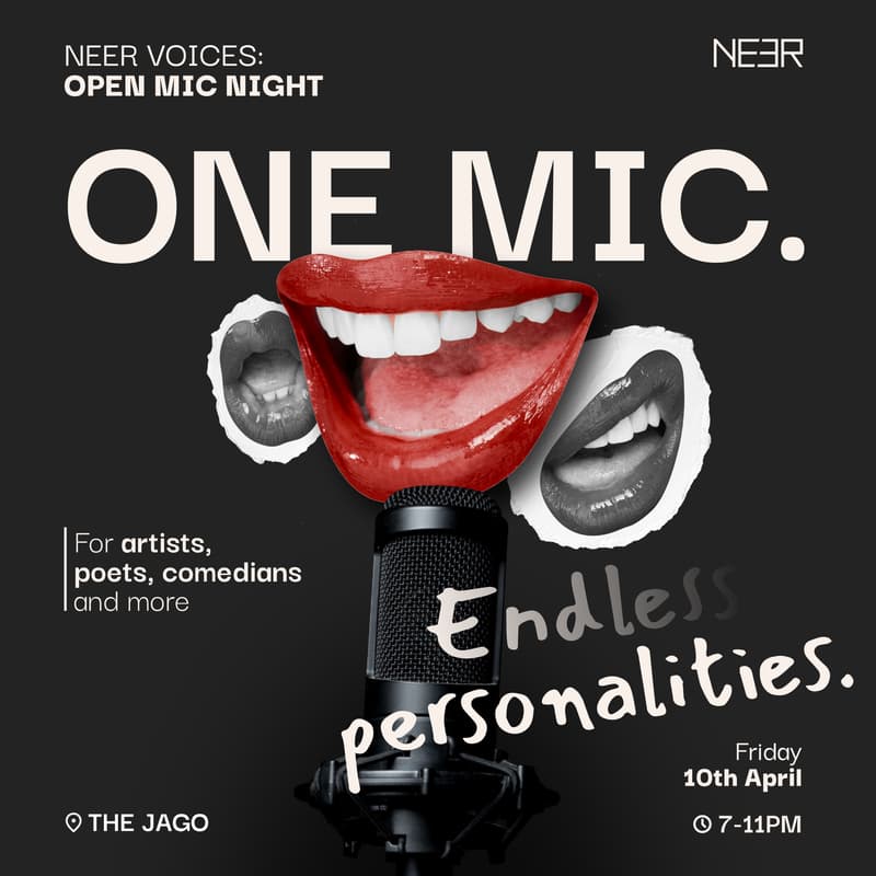 Cover Image for NEER Voices: Open Mic Night