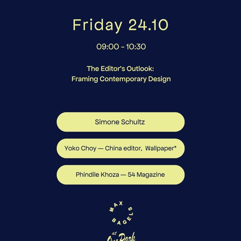 Cover Image for Morning Sessions : The Editor's Outlook, Framing Contemporary Design