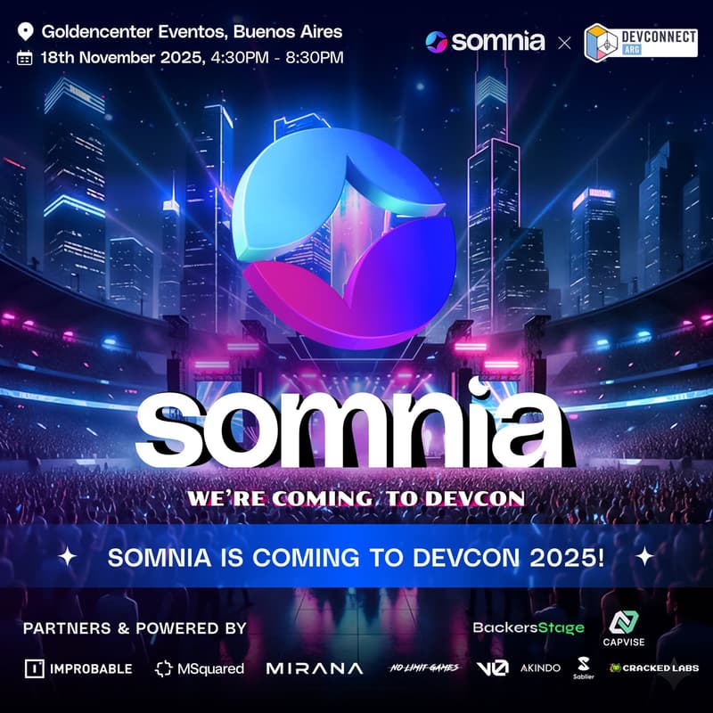 Cover Image for Somnia Dev City @ Devconnect Argentina 2025 🇦🇷