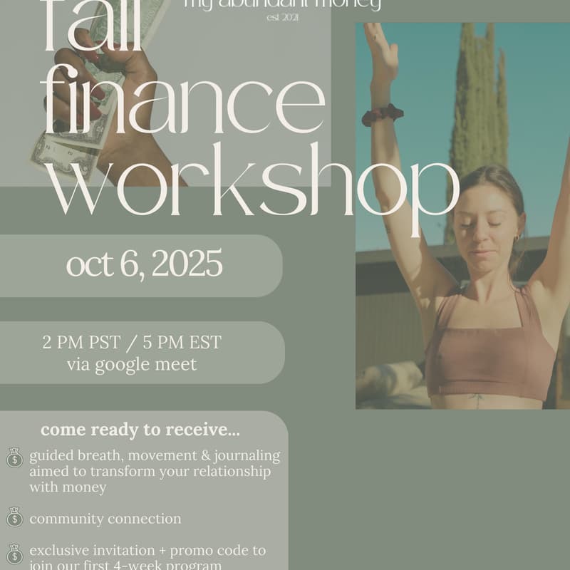 Cover Image for fall finance workshop (Oct)
