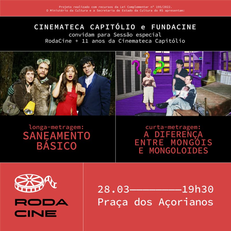 Cover Image for RodaCine + 11 anos da Cinemateca Capitólio ✨️🎬