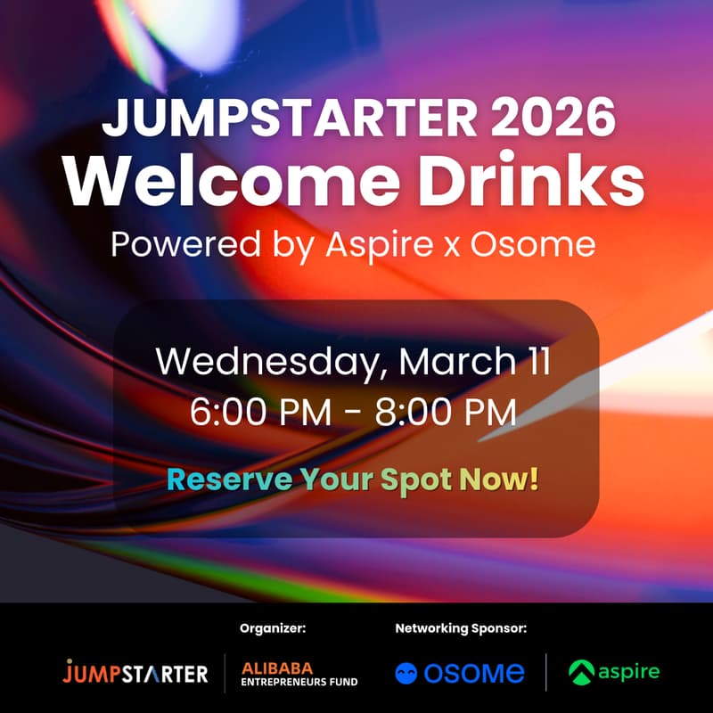 Cover Image for JUMPSTARTER 2026 - Welcome Drinks