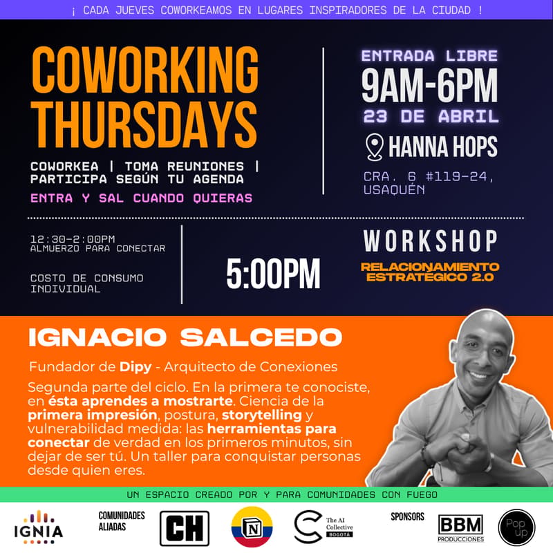 Cover Image for Coworking Thursdays - 23 de Abril