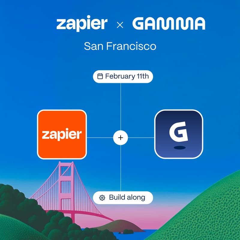 Cover Image for Turn GTM Inputs into Gamma Decks with Zapier + AI