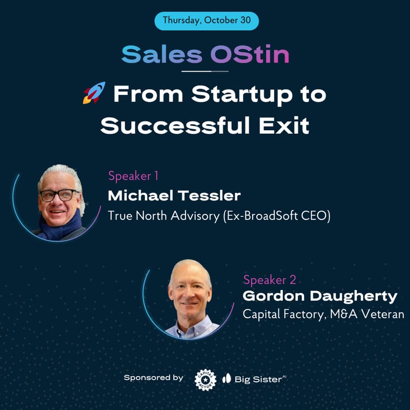 Cover Image for 🚀 Sales OStin. From Startup to Successful Exit