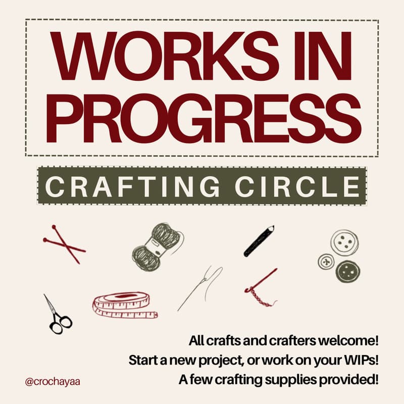 Progress Crafts Works in Progress Crafting Circle · Luma