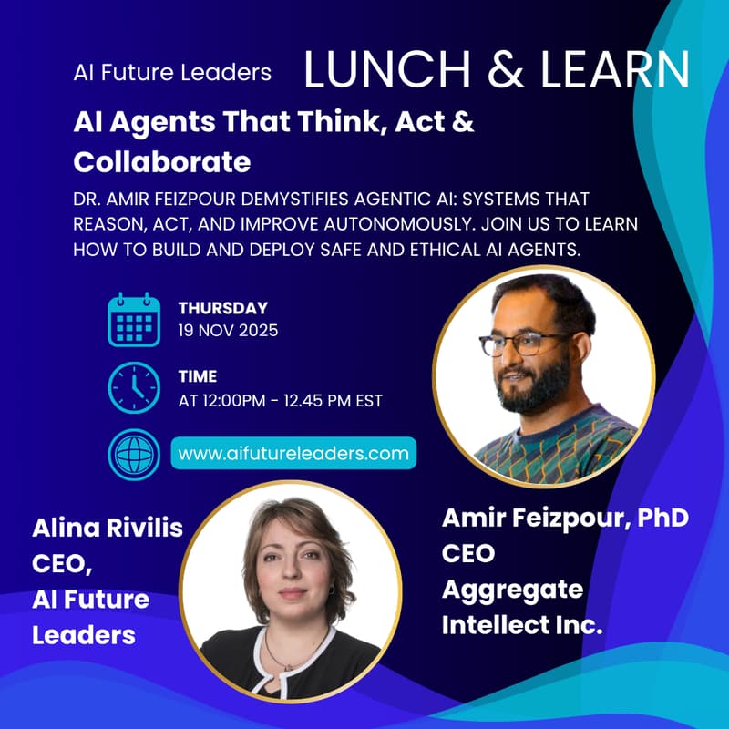 Cover Image for AI Agents That Think, Act & Collaborate