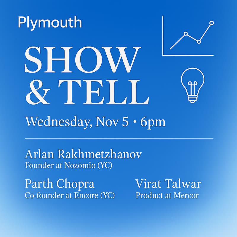 Cover Image for Show and Tell with Plymouth Community