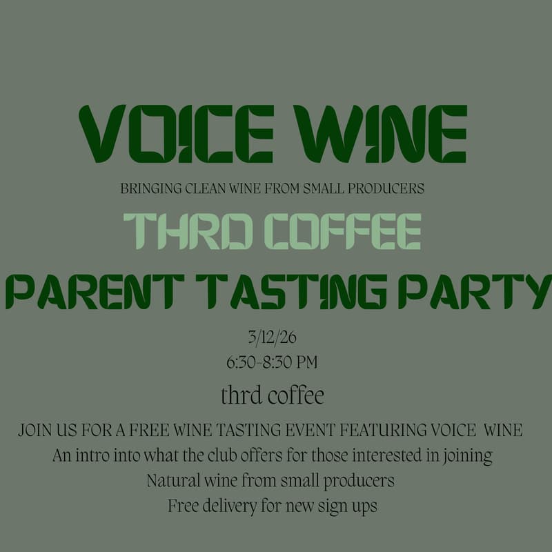 Cover Image for VOICE WINE PARENTS TASTING - FREE!