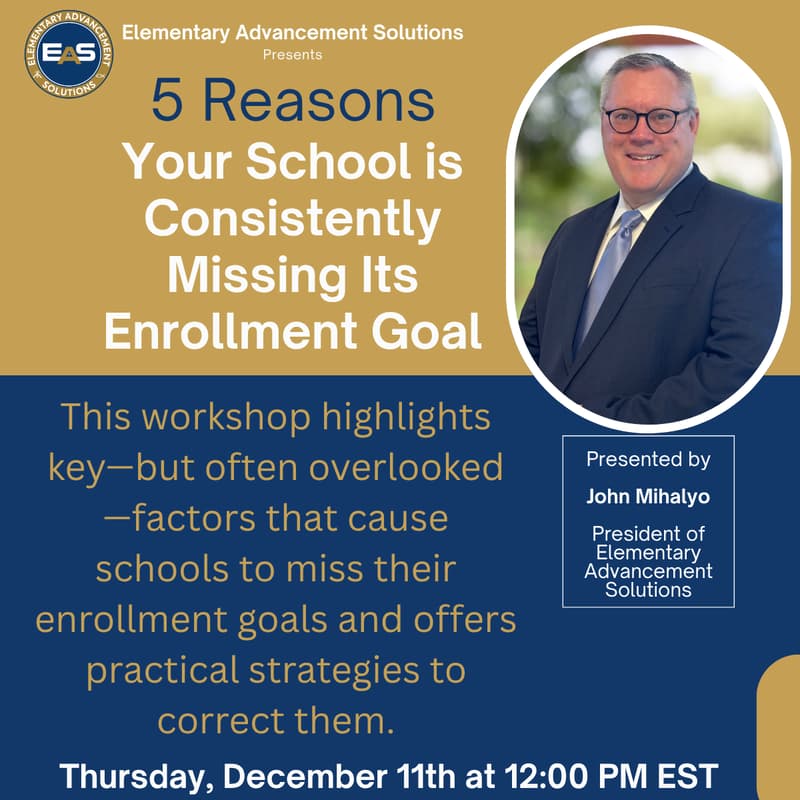 Cover Image for 5 Reasons Your School is Consistently Missing Its Enrollment Goal