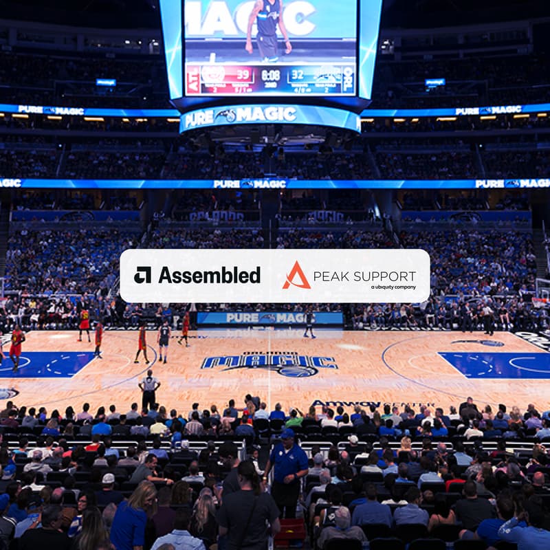 Cover Image for Orlando Magic Game with Assembled and Peak Support