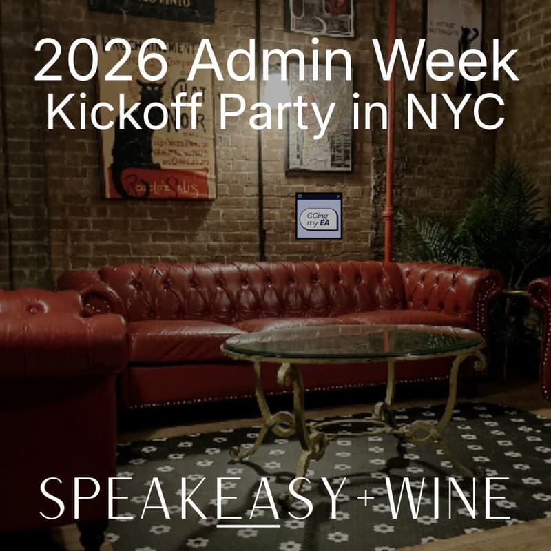 Cover Image for NYC Admin Week Kickoff Party hosted by CCing my EA