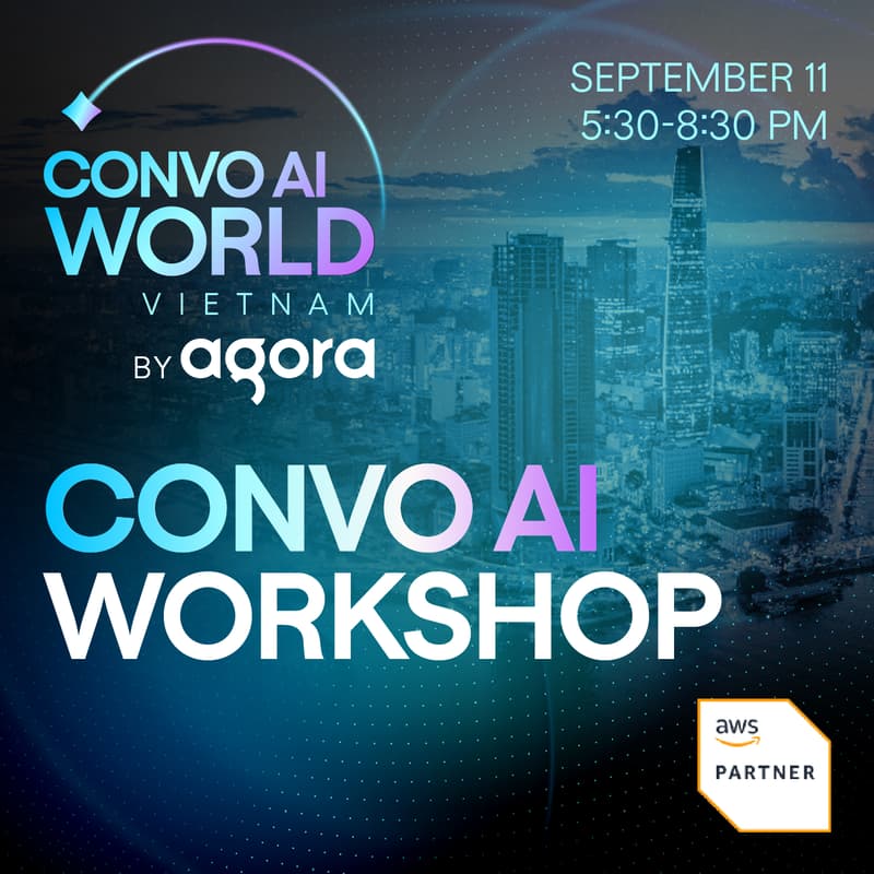 Cover Image for Agora - Convo AI World Workshop