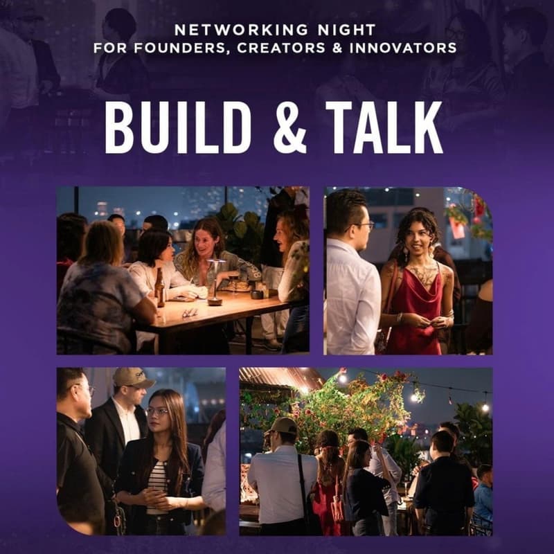 Cover Image for BUILD & TALK ✨ | Networking Night for Founders, Creators & Innovators