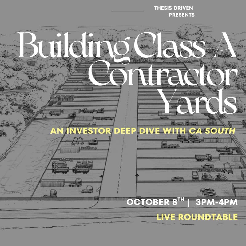 Cover Image for 🏗️ Building Class-A Contractor Yards: A Deep Dive with CA South