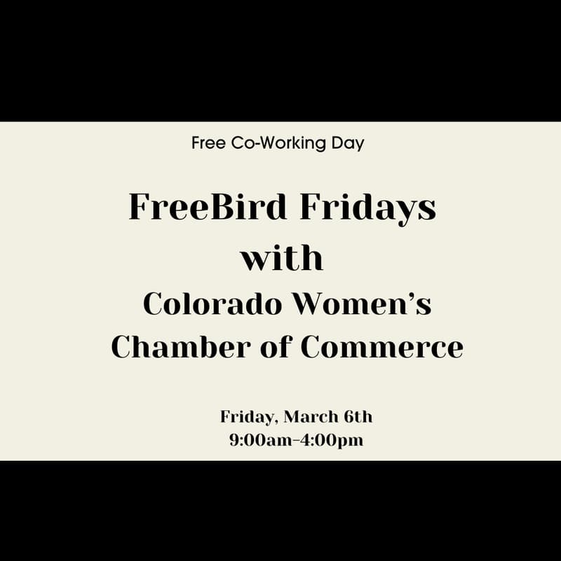 Cover Image for Freebird Friday: Colorado Women's Chamber of Commerce