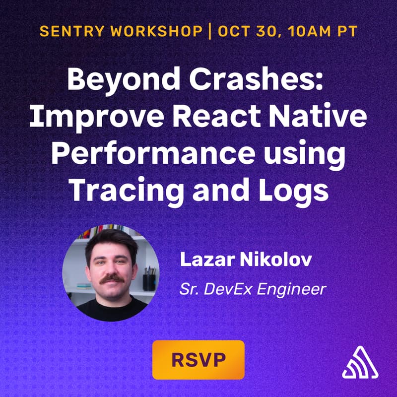 Cover Image for Beyond Crashes: Improve React Native Performance using Tracing and Logs