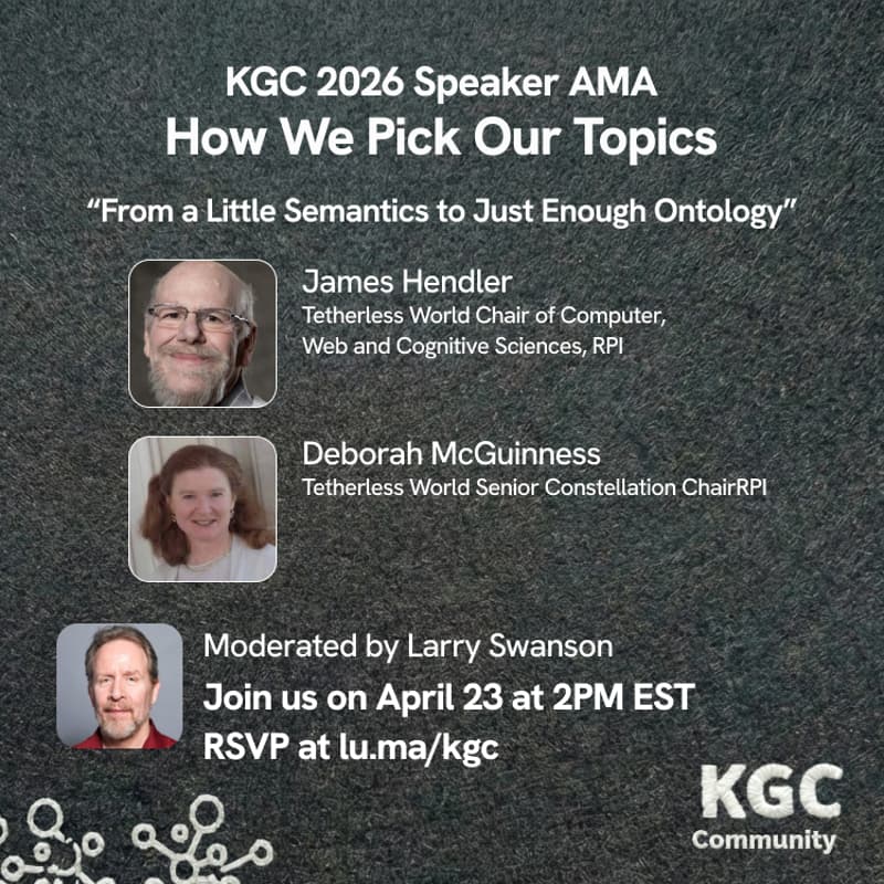 Cover Image for KGC AMA #4: James Hendler & Deborah McGuinness