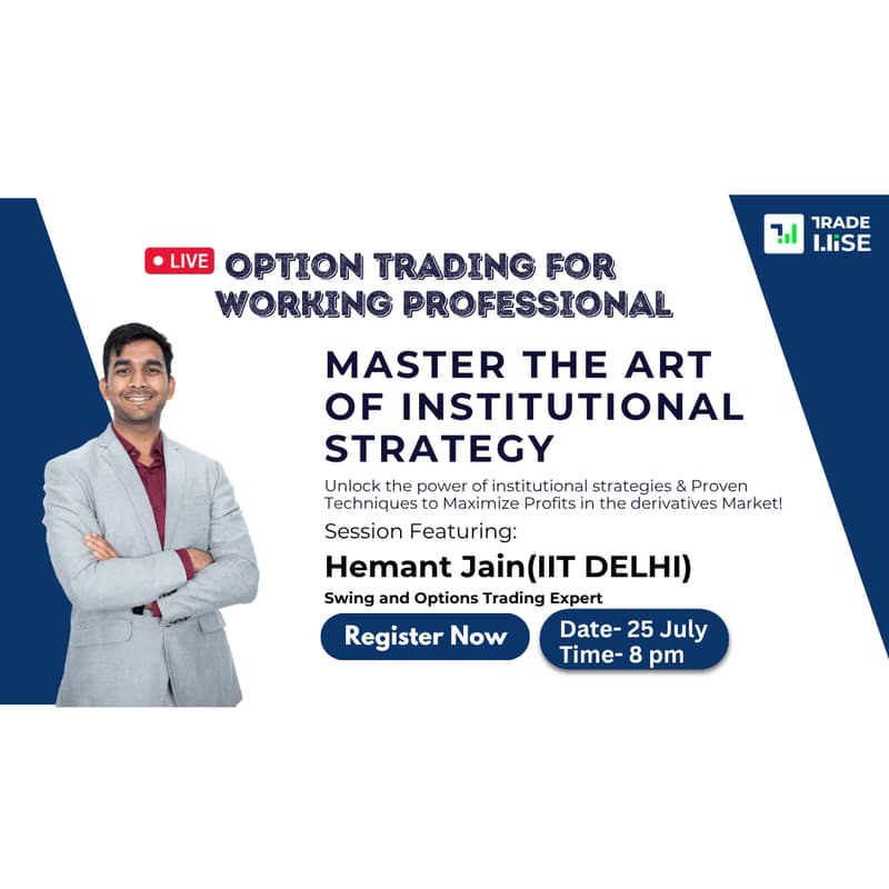 Cover Image for Workshop on Option Trading with Hemant Jain sir