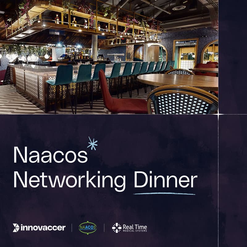 Cover Image for NAACOS Fall '25 Networking Dinner: Join Innovaccer & Real Time Medical Systems for an Evening of Connections