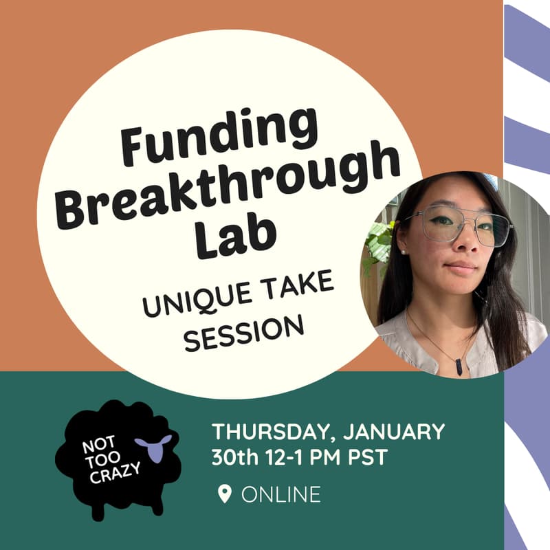 Cover Image for Funding Breakthrough Lab: Unique Take Session