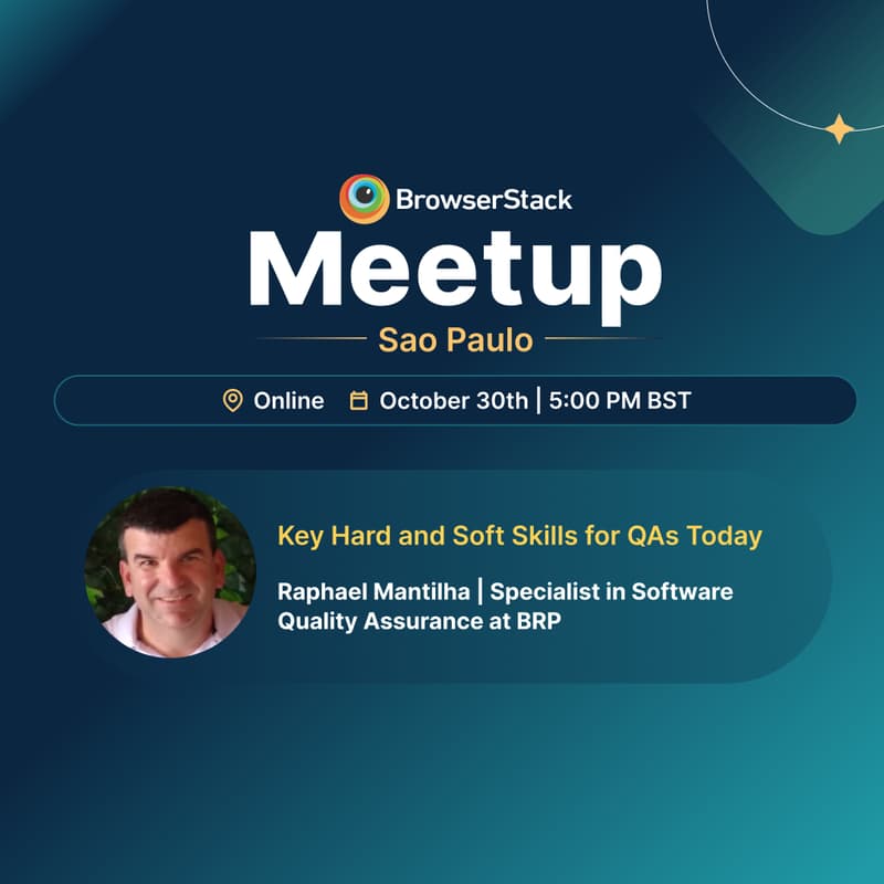 Cover Image for BrowserStack QA Sao Paulo Online Meetup - November