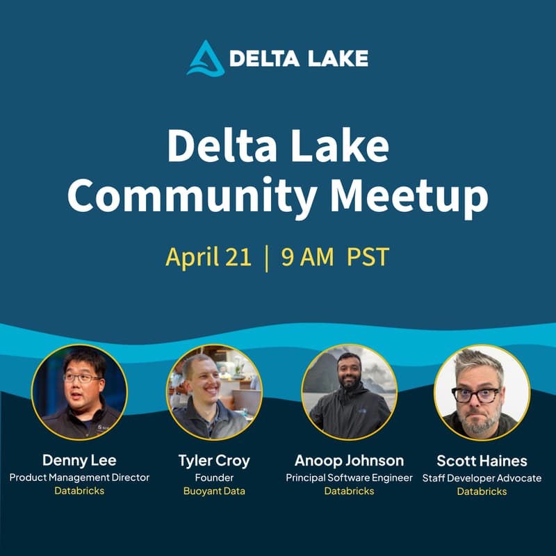 Cover Image for Delta Lake Community Meetup [April 2026]