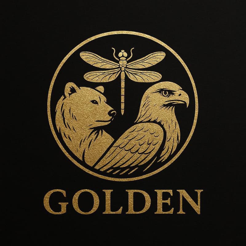 Cover Image for GOLDEN - Bål, Kraftdyr & Åbenbaring. Den Gyldne Tidsalders Tilsynekomst i dig.