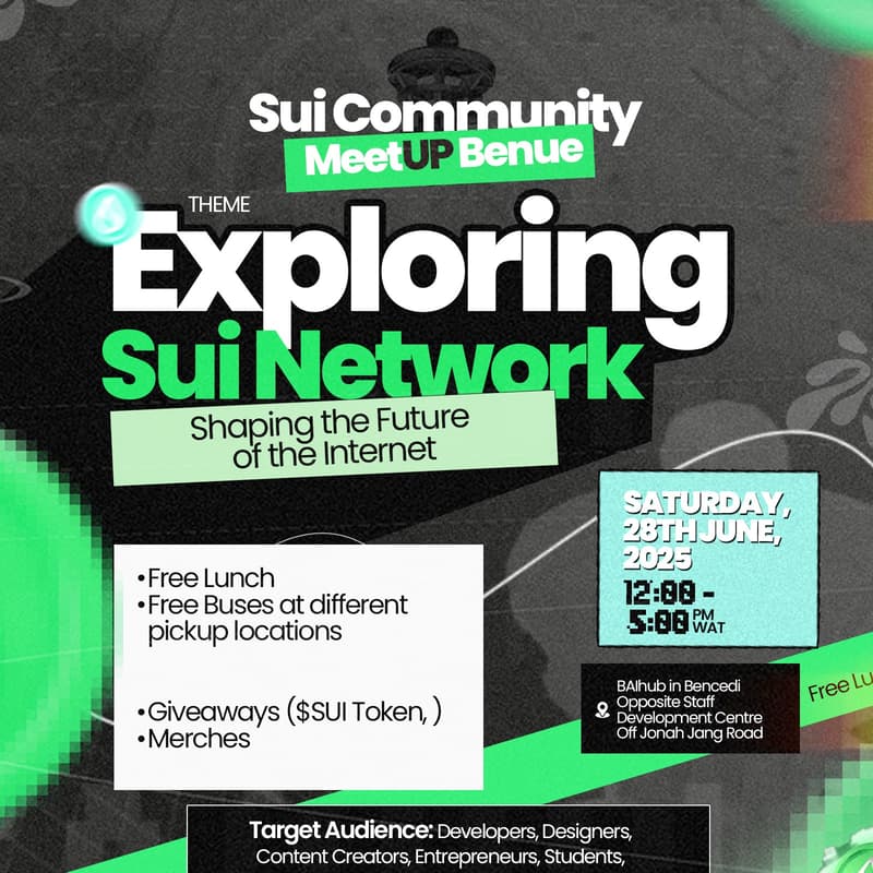 Cover Image for Sui Community Meetup Makurdi