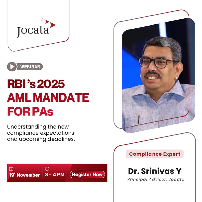 Cover Image for RBI’s 2025 AML MANDATE FOR PAs