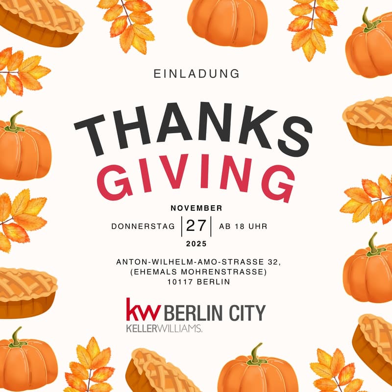 Cover Image for Thanksgiving @ Keller Williams Berlin City
