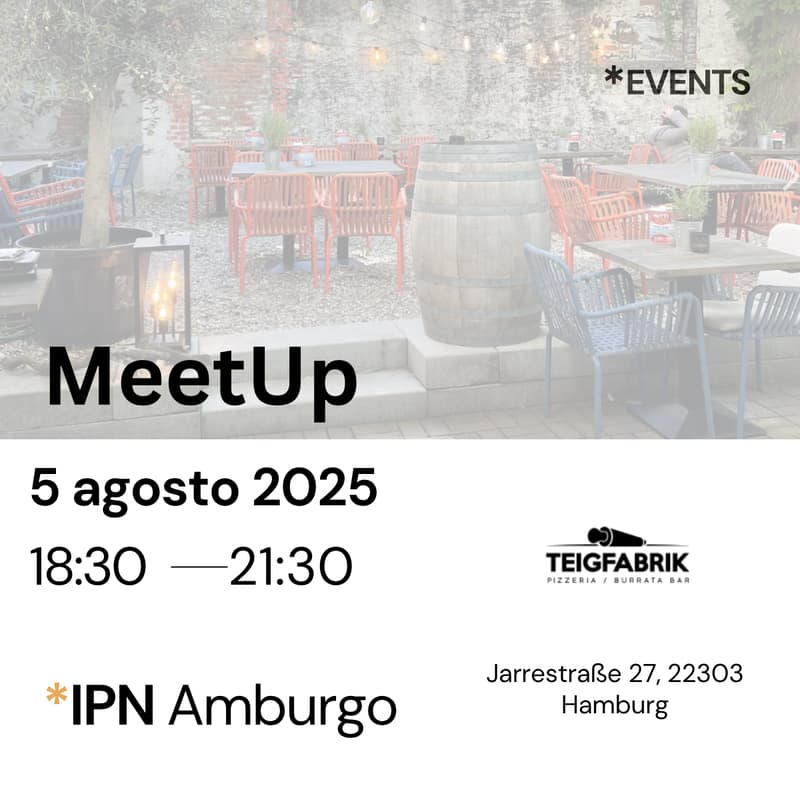 Cover Image for MeetUP IPN - Amburgo