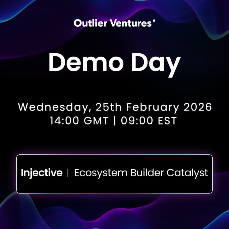 Cover Image for Outlier Ventures x Injective Demo Day