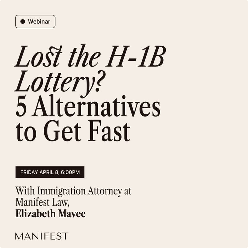 Cover Image for Lost the H-1B Lottery? 5 Alternatives to Get Fast