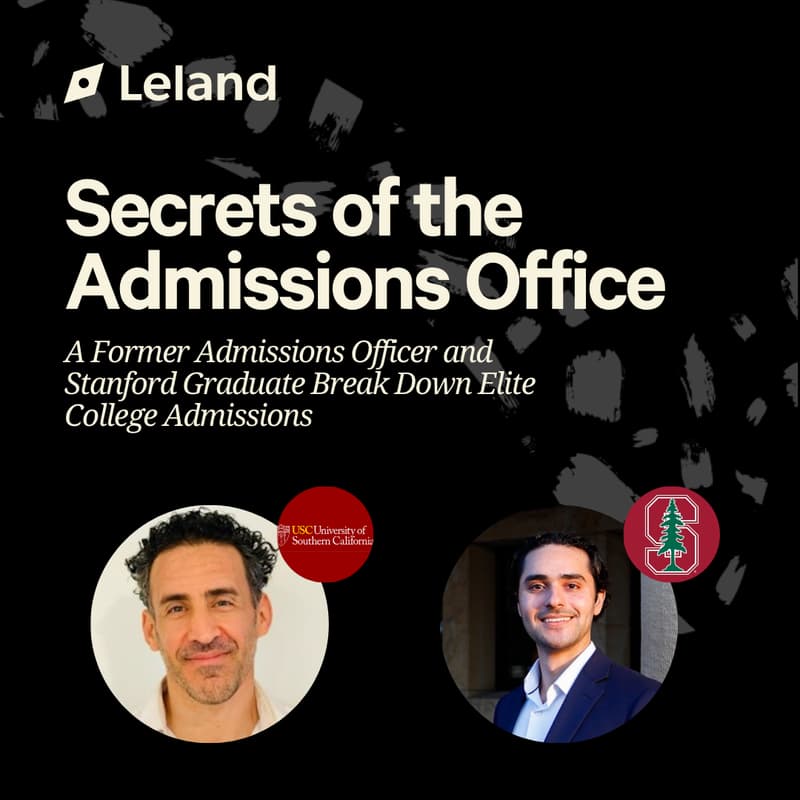 Cover Image for Secrets of the Admissions Office: A Former Admissions Officer and Stanford Graduate Break Down Elite College Admissions