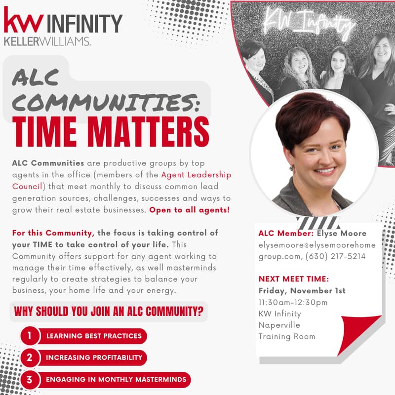 Cover Image for Time Matters ALC Community Mastermind with Elyse Moore