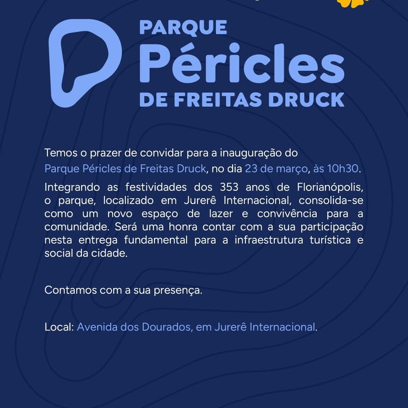 Cover Image for Inauguração do Parque Péricles🌳