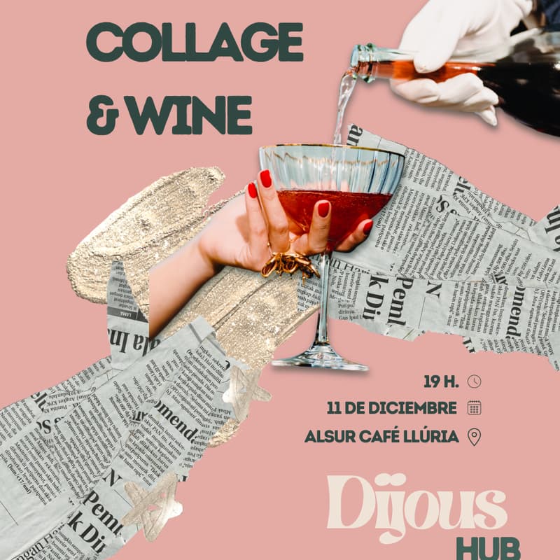 Cover Image for Collage & Wine - Vision Board 2026