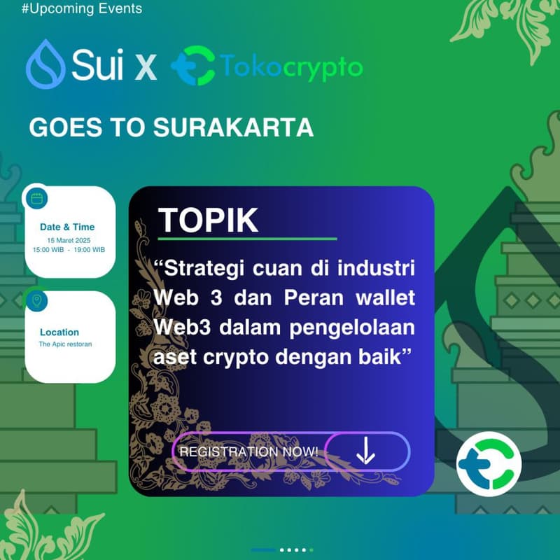 Cover Image for Sui X Tokocrypto Goes Surakarta