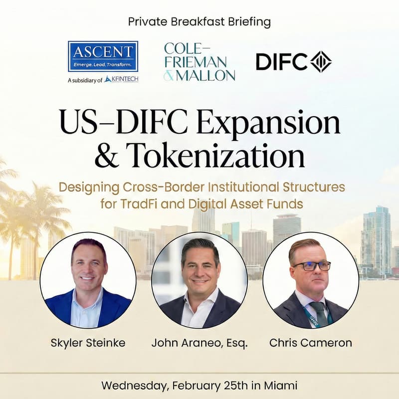 Cover Image for Private Briefing on Cross-Border TradFi & Digital Asset Fund Expansion