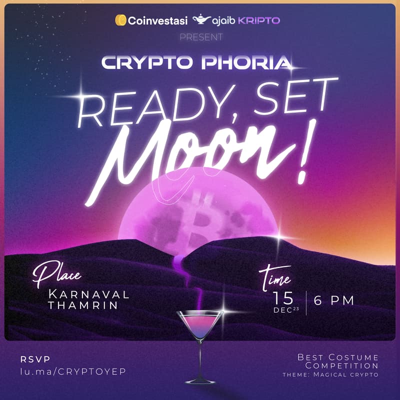 Cover Image for Coinvestasi x Ajaib Crypto Phoria Year End Party