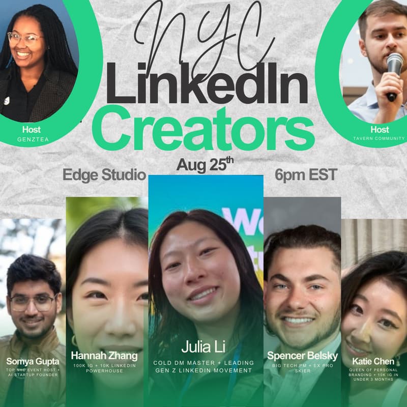 Cover Image for NYC LinkedIn Creators
