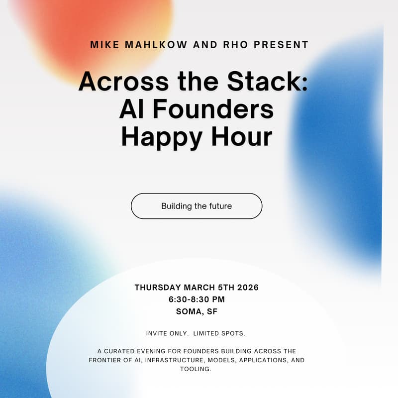 Cover Image for Across the Stack: AI Founders Happy Hour