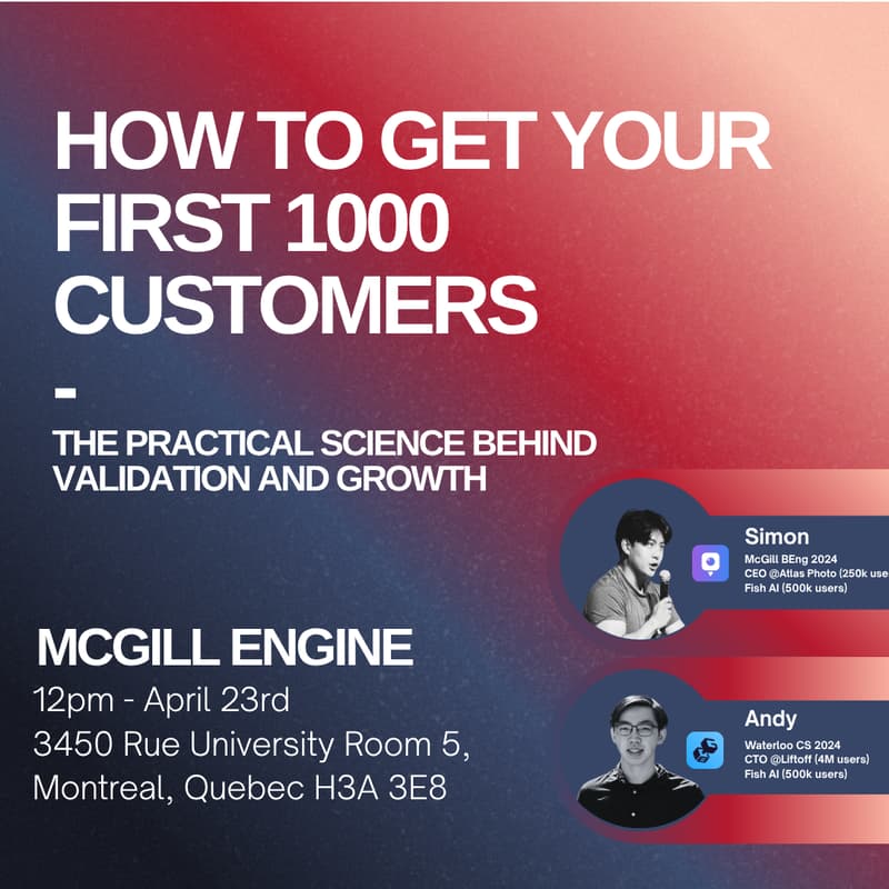 Cover Image for Founder Masterclass: How to Get Your First 1,000 Customers