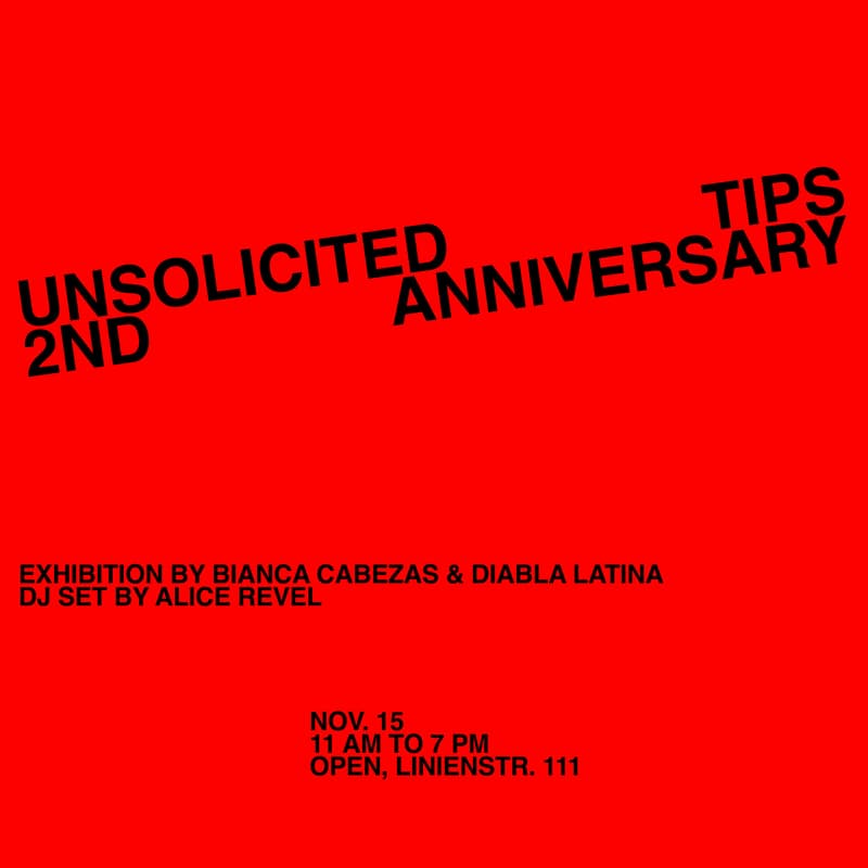 Cover Image for unsolicited tips 2nd anniversary