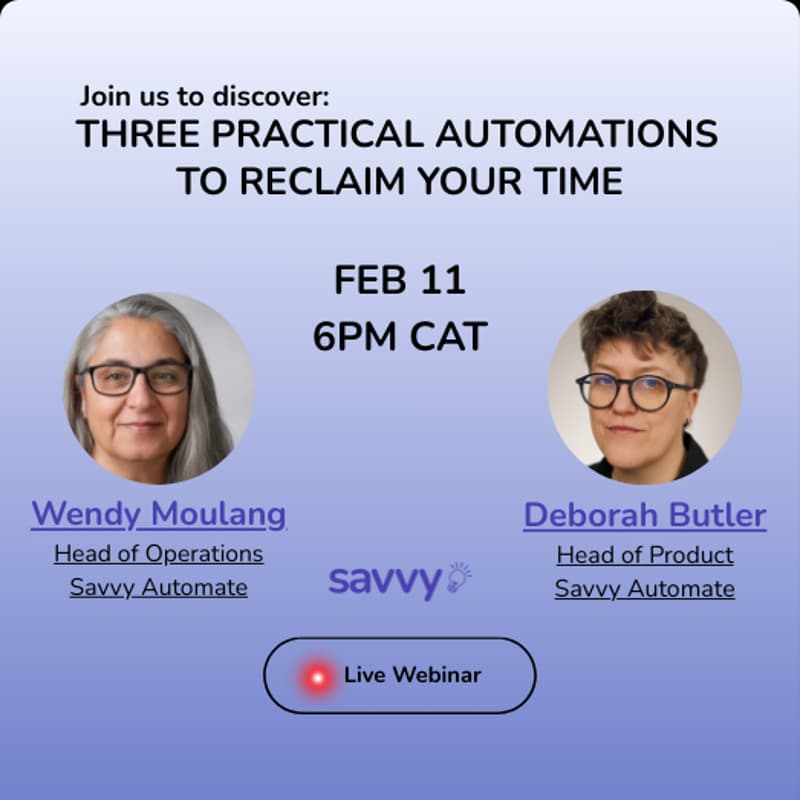 Cover Image for 3 Practical automations to reclaim your time