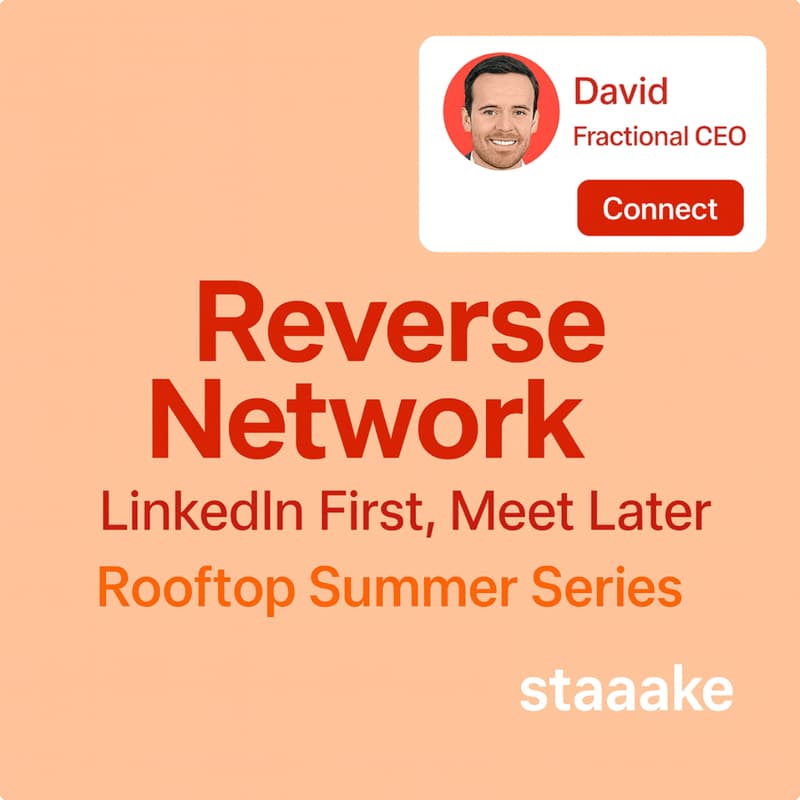 Cover Image for Reverse Network: Summer AI/Tech Rooftop Series