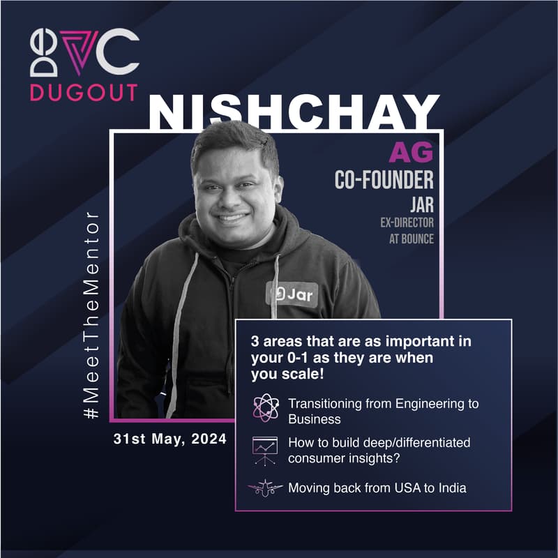 Cover Image for DeVC Dugout: Nishchay Ag