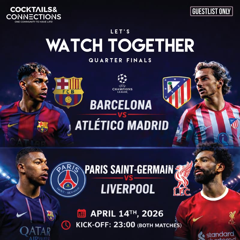 Cover Image for Let's watch together: Champions League ⚽